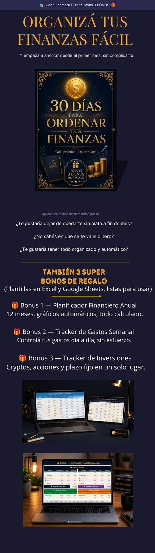 30 Días para Ordenar tus Finanzas — DineroClaro